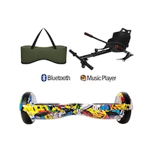 Citymate Elektrikli Kaykay Hoverboard Akıllı Denge 6.5 Inch + Hoverkart + Çanta Extrem75 Paket D01