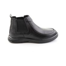 Siyah Napa Hakiki Deri Erkek Bot & Bootie E02396019543