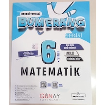 Günay Yayınları 6. Sınıf Bumerang Matematik Konu Anlatımlı Etkinlikli Soru Bankası