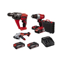 Einhell Kit12 18V Li-ion Akülü Sds Delici + Matkap + Taşlama Set