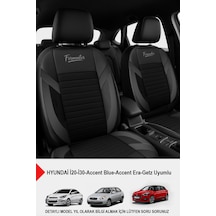 Formentor Tay Tüyü Oto Koltuk Kılıfı Hyundai İ20-i30-accent-blue-era-getz Uyumlu Carbon