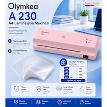 Olymkea A230 A4 Laminasyon Makinası&12 Adet Pvc Hediyeli