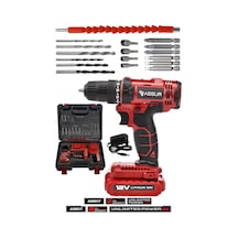 Assur 12V Metal Şanzıman Çift Akülü Bakır Sargı Akülü Vidalama Şarjlı Matkap - 2138