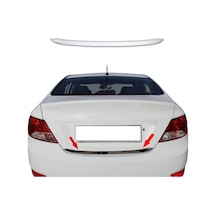 Hyundai Accent Blue Krom Bagaj Alt Çıta Paslanmaz Çelik