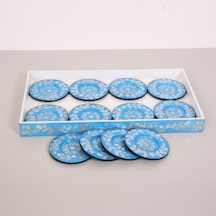 Pure Sedefli 45x25x4 Cm. Tepsi Ve 12 Li Sedefli Çay Tabağı Diğer