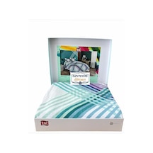 60249676 Lewis Tek Kişilik Pike Takımı, Mint Çok Renkli