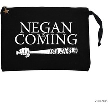 The Walking Dead Negan Is Coming Siyah Clutch Astarlı Cüzdan