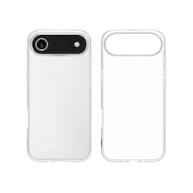 Zore İphone 17 Air Kılıf Zore Süper Silikon Kapak - Şeffaf