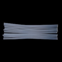 Tek-iş 30 Cm Sıcak Mum Silikon Çubuk Silikon Küçük 10 Adet Ince Çap 7 Mm