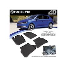 Sahler Skoda Fabia 2018 Havuzlu Paspas 4.5D Tam Uyumlu