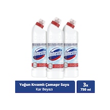 Yoğun Kıvamlı Çamaşır Suyu Kar Beyazı Maksimum Hijyen 750 Mlx3 Diğer