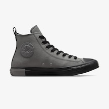 Converse Chuck Taylor All Star Unisex Gri Deri Sneaker Düz A09486c Gri