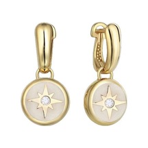 Engingold 14k Altın Cetaş Eterna Polaris Yıldızı Küpe