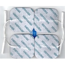 Stimrodes 5 x 5 CM Kablolu Kare Tens Pedi 4'lü