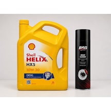Shell Helix Hx5 Dizel 10w-30 7 Litre + Balata Spreyi 500 ML