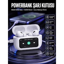 Kulak İçi Bluetooth Kulaklık Ekranlı Müzik Dinleme Çağrı Cevaplama Siyah Yeni Nesil Renkli