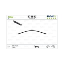 Valeo 574585 Sııencıo Vr277 X1 360mm Arka Volvo Xc40-v90 Sııencıo X-trm Flat Blade Muz Tipi Silecek Binek 31349857