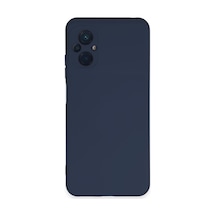 Poco M5 Kılıf Nano İçi Kadife Silikon - Lacivert Bz8683140470661