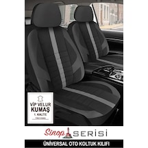 Mini Countryman F60 Cooper S 2.0 192 Hp All4 2018 Uyumlu Sinop Serisi Velur Kumaş Siyah Oto Kılıfı Tam Set