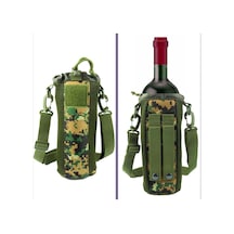 Omeniv Şişe Kılıfı Matara Termos Şarap Bira Viski Outdoor Sırt Ça Yeşil