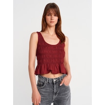 Dilvin 21083 Gipeli Kolsuz Top-açık Bordo Açık Bordo