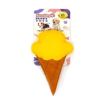 Eurodog Puppy Pet Toys Sarı Dondurma Şeklinde Köpek Oyuncağı
