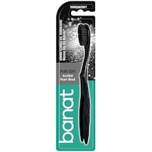 Pearl Black Charcoal Diş Fırçası Yumuşak Açık Ahşap