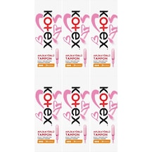 Kotex Aplikatörlü Tampon Normal 48 Li Set 6pk 8