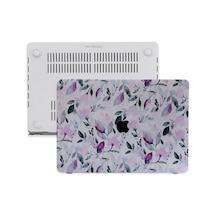 Apple Uyumlu MacBook Air Kılıf Hardcase Touch Id A1932 A2179 A2337 Kılıf Ms97 Beyaz