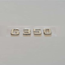 Mercedes G350 Arka Bagaj Yazısı Krom