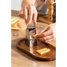 Porsima 4513 Paslanmaz Çelik Çok Amaçlı El Rendesi - Sarımsak Rendesi 12cm