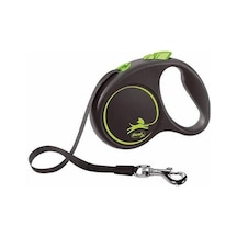 Black Design Otomatik Şerit Köpek Gezdirme Tasması Medium 5 Mt Yeşil Diğer