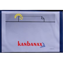A6 Kanban Cebi - Pvc Ceplik Beyaz