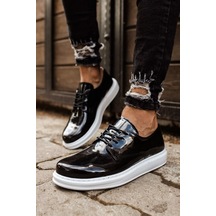 Alemdarshop Mn003 - Rbt Pelle Verniciata Classica Erkek Ayakkabı Sıyah Siyah