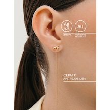 Aquamarıne Küpe Delik Kaplamalı Gümüş Fiyonk Altın Kaplama 462064284 Altın