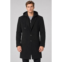 Plt9395 Dewberry Battal Palto-siyah