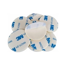 50 Adet 3m Çift Taraflı Köpük Bant Yuvarlak Kesim 38 Mm Çap