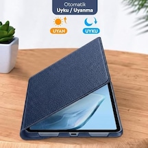 Apple İpad Yatay Ve Dikey Standlı 360 Derece Döner Tablet Kılıfı İpad 10.nesil 10.9/ipad A16 Lacivert