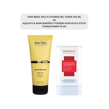 Cell Fusion C Aquatica Stick Güneş Kremi SPF50+ 19 G + The Fair Multi Vitamin Jel Tonik 100 ML