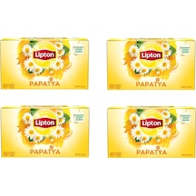 Lipton Papatya Bardak Süzen Poşet Bitki Çayı 20'li Paket X 4 Adet