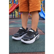 Minibonito Erkek Çocuk Çok Renkli Spor Sneaker Ayakkabı Siyah