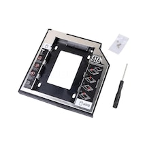 1747 12,7 Mm 2,5 İnç Ssd Hdd Sabit Disk İçin Sürücü Sata 3 Dizüstü Bilgisayar Sabit Sürücü Çerçevesi Ssd Veya Sata Diskinizi Harddisk Yuvasına Takıp, Bu Cihaz Da Dvd/cd Okuyucusuna Takılır