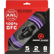 Reıss Audıo Rs-awg87 Oto Anfi Kablo Seti 8ga