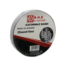 25mm X 10mt Kaydırmaz Siyah Bant Go53/03430