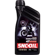 Snc-Oil Koruyucu Racing 4T 15W-50 Motosiklet Yağı 1 Litre