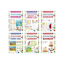Martı Aktivite Kitaplarım Seti 6 Kitap 3+ Yaş