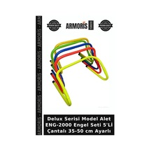 Delux Serisi Model Alet Eng-2000 Engel Seti 5'li Çantalı 35-50 Cm Ayarlı Çok Renkli