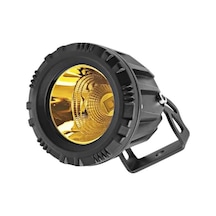 Zauss 30w Yuvarlak Sarı Cam Tek Ledli Sis Farı Off Road Çalışma Tekne Lambası