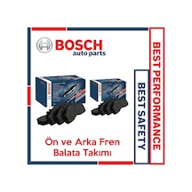 Tourneo Courier 2014-2018 Bosch Ön ve Arka Fren Balata Takımı