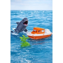 Köpek Balıklı Oyuncak Gemi Seti Shark Attack Deniz Oyuncağı Çocuklar İçin Eğlenceli Deniz Oyun Seti